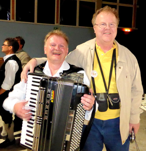 (von Links) Stefan Pöchlauer (Waidhofner Buam) und Klaus Meißner