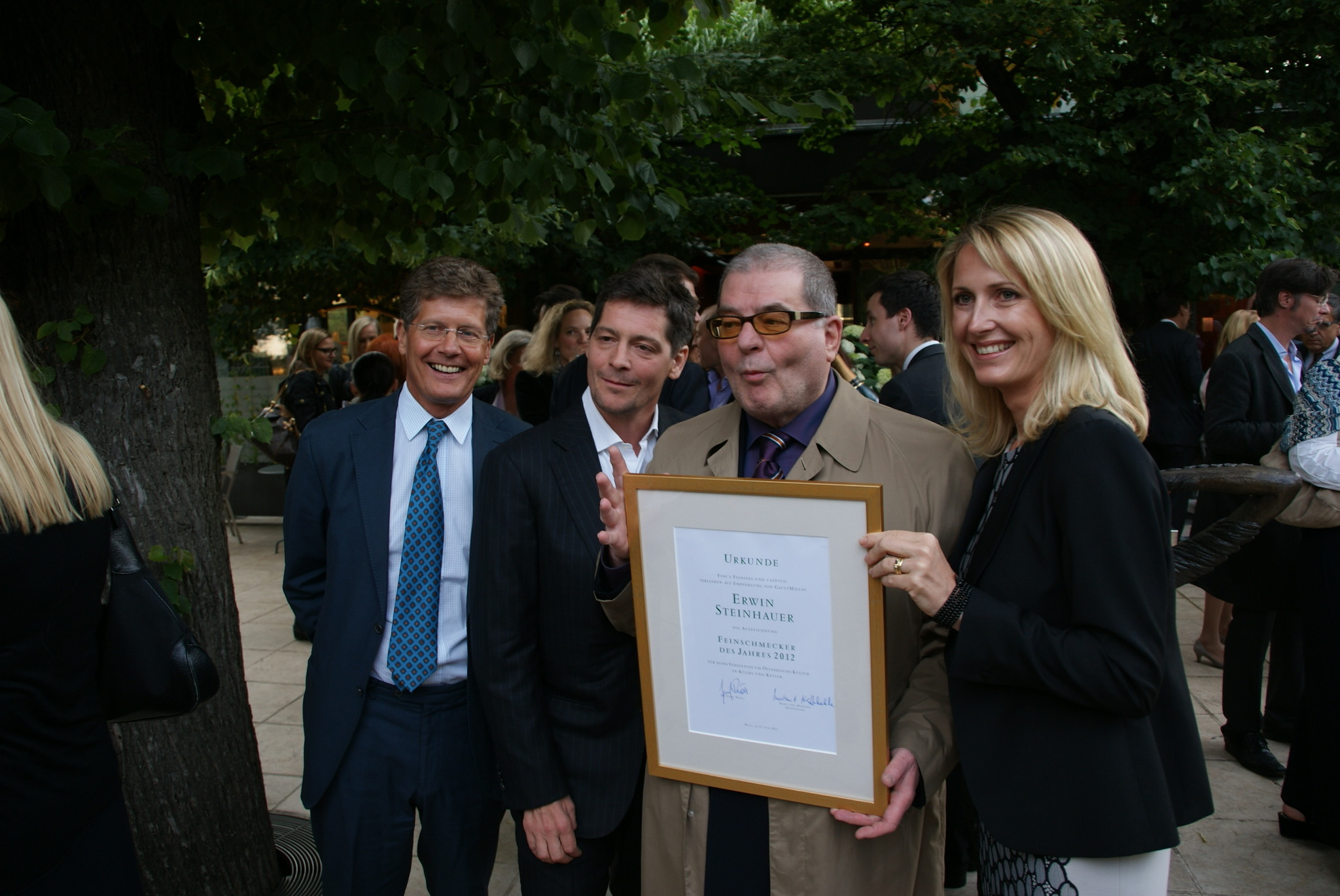 Erwin Steinhauer ist Feinschmecker des Jahres Döbling