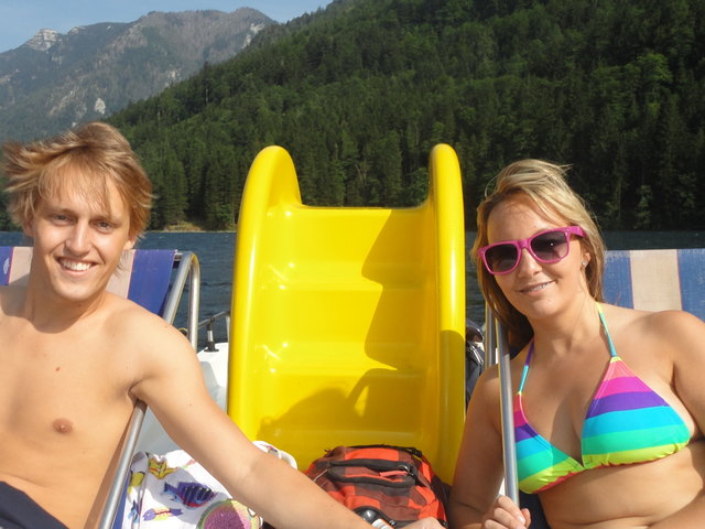 Boot fahren am Lunzer See