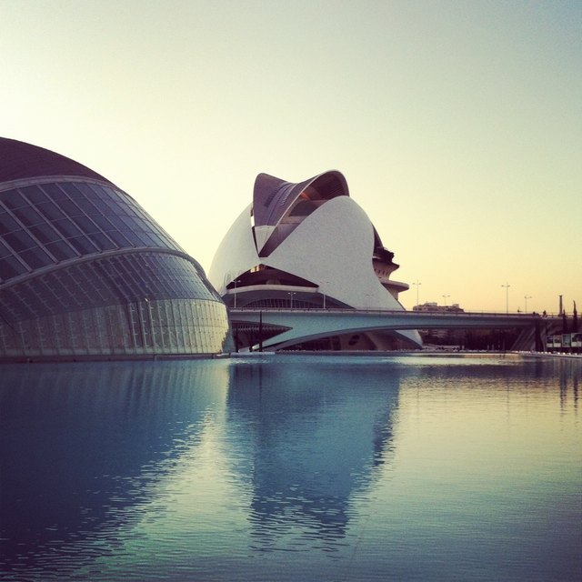 Sonnenuntergang in Valencia