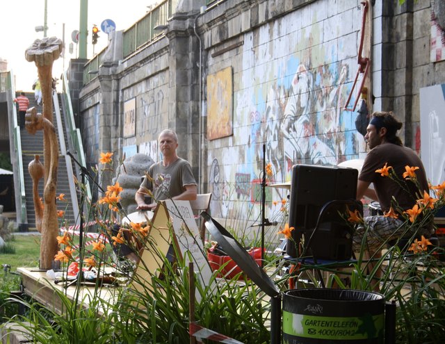 Livemusik am Donaukanal