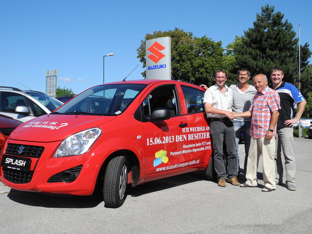 Gewinner Franz Pimperl mit Franz Libal, Richard Pfister und Markus Drapela-Mayer. | Foto: privat