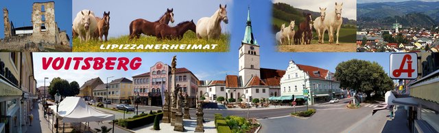 Voitsberg - Bezirkshauptstadt der Lipizzanerheimat! Foto: Markus Therisch