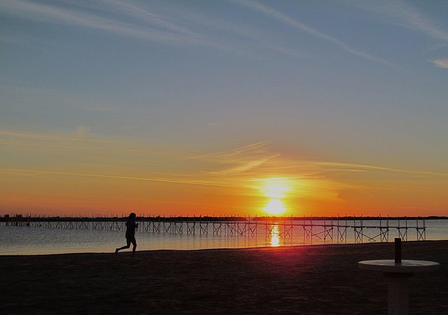 Sonnenaufgang an der Adria, Bellaria - Igea Marina