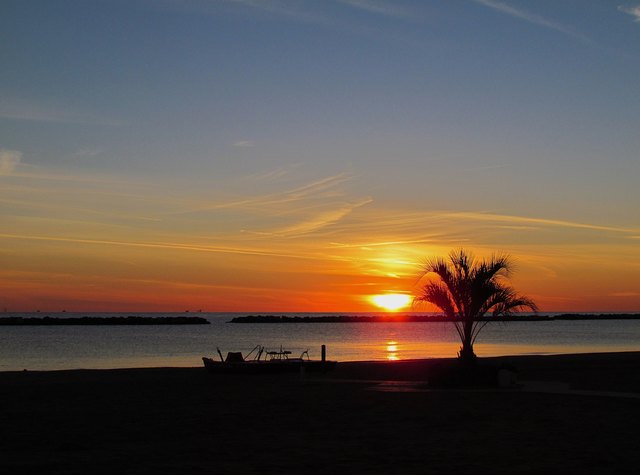 Sonnenaufgang an der Adria, Bellaria - Igea Marina