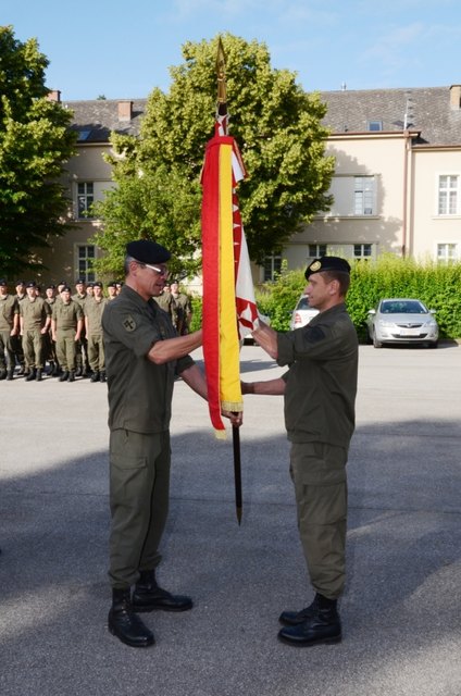 Kommandantenwechsel beim Aufklärungs- und Artilleriebataillon 3. | Foto: Bodensteiner