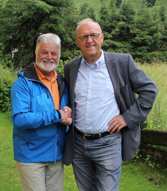 RTS-GF Sepp Aichinger hat im Werfenwenger Herbert Gschwendtner einen echten Profi im Team. | Foto: Foto: RTS