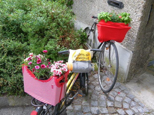 Auch alte Fahrräder haben ihren Nutzen