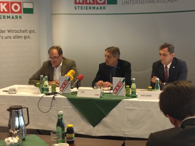 Gaben de Startschuss: Erwin Dirnberger, Josef Herk und Stefan Hoflehner | Foto: KK