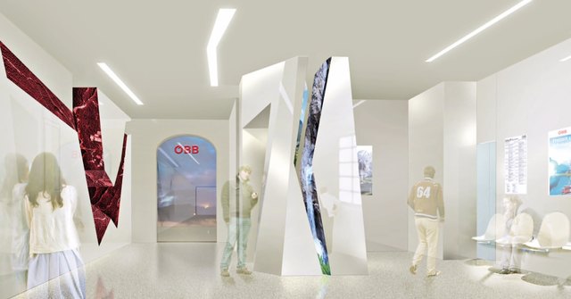 Stylisch, modern und barrierefrei: Der neue Warteraum am Bahnhof Imst-Pitztal wird ab sofort umgesetzt. | Foto: Foto: ÖBB