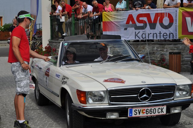 Reinhard Strafner und Beate Wank wurden im Mercedes 350 SL Vierter | Foto: PaSch