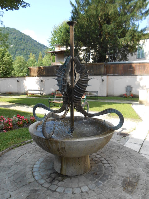Dieser Brunnen befindet sich hinter dem ehemaligen Hotel Austria, in dem sich jetzt das Stadtmuseum befindet.