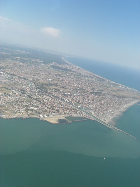 Rom aus dem Flugzeug