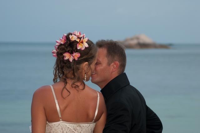 Hochzeit auf einer Insel