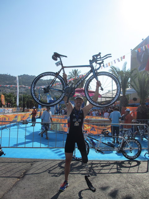 Die Stunde des größten Triumphes: Im türkischen Alanya holte sich Stefan Lösler den Europameistertitel.