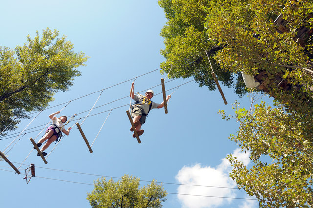 hochseilklettern mit meiner familie
