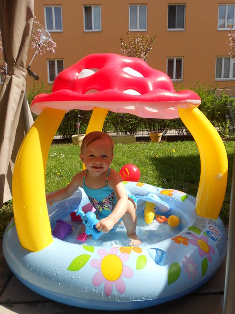 In meinem Garten in Simmering plantscht es sich am BESTEN!