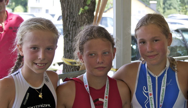 Pia Totschnig (1. Platz), Magdalena Früh (2.Platz), Lena Pfluger (3.Platz) ÖM Klasse Schüler B