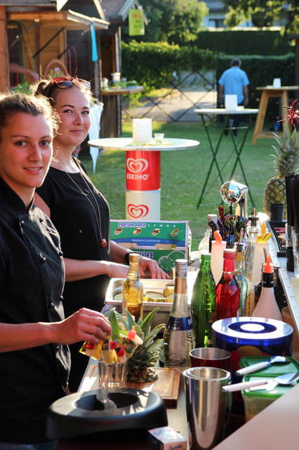 An der Cocktailbar vom Mayerwirt