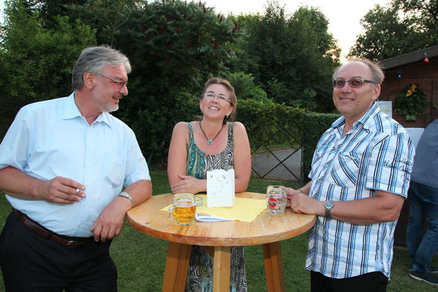 Baumeister Andreas Szerencsics, Renate und Franz Bauer