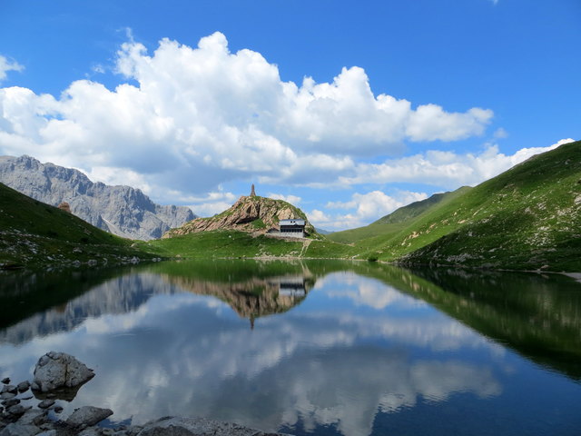 Der Wolayersee in seiner Pracht