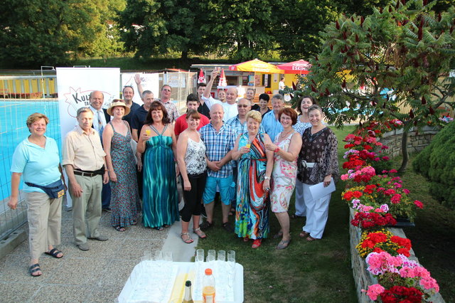 Gruppenbild der Veranstalter und Mitarbeiter