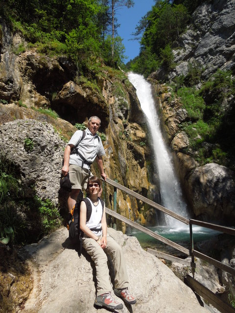Hitzepause in der Tscheppaschlucht/Kärnten