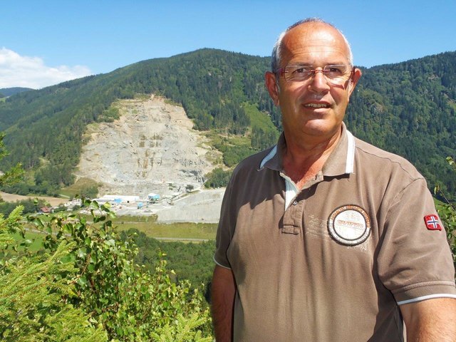 Von Bürgermeister Dietmar Rauter enttäuscht: Werner Kogler, Eigentümer des Natursteinwerks Kogler | Foto: KK