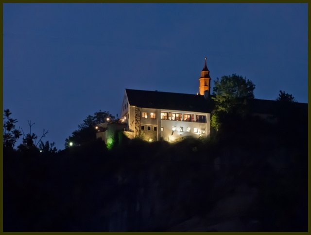 die Burg über Wolfurt - Langzeitaufnahme