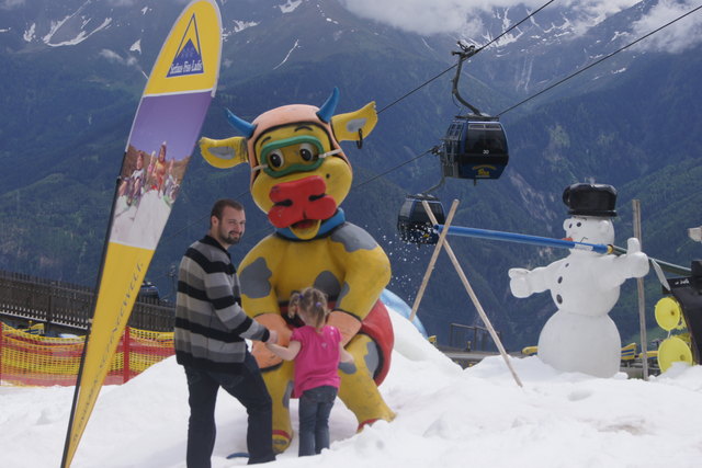 Spaß hat immer Saison (Juni Urlaub in Serfaus/Tirol) "zwischen Sommer und Winter"
