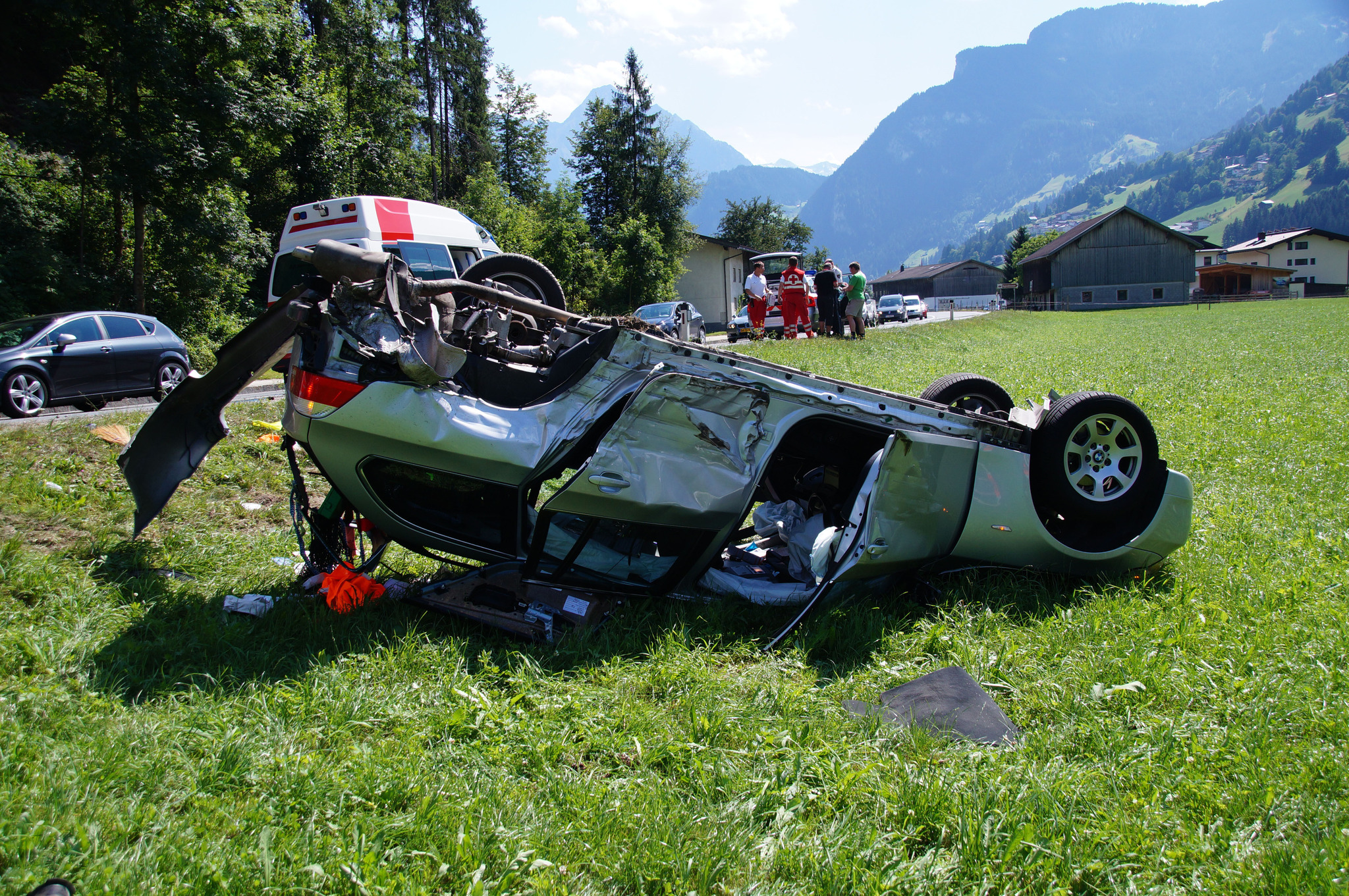 Schwerer Unfall in Zell am Ziller - Schwaz