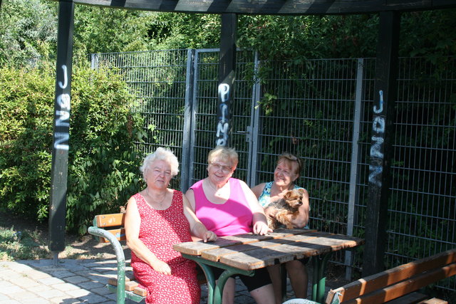 Leidgeprüfte Gärtnerinnen: Hermine R., Romana F., Theresia G. (v.l.).