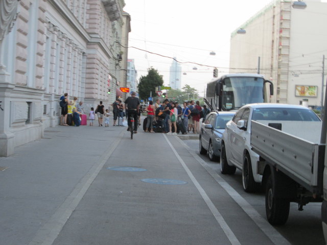 Radweg - Nordbahnstraße 50