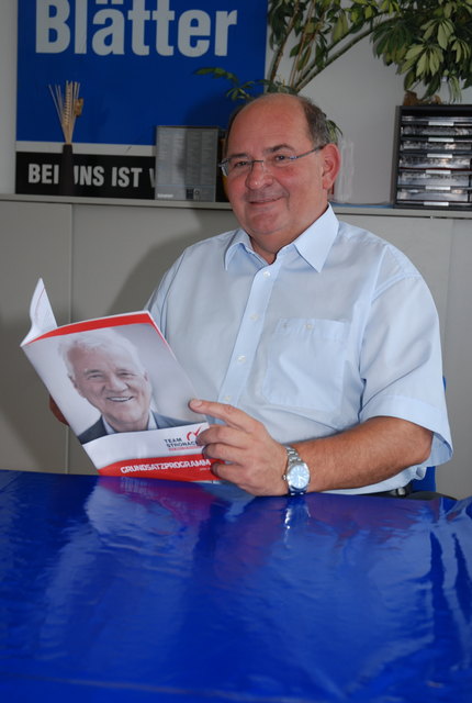 Werner Jaindl, Spitzenkandidat des Bezirks für das Team Stronach.