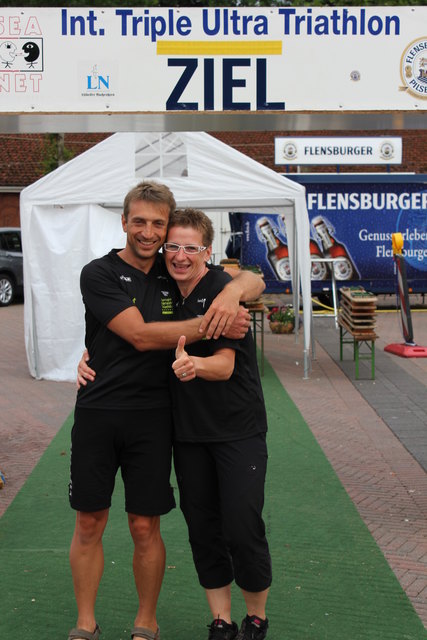 Martin Rauch und Alexandra Meixner, die Gmünder Triathlon-Botschafter in Deutschland. | Foto: privat