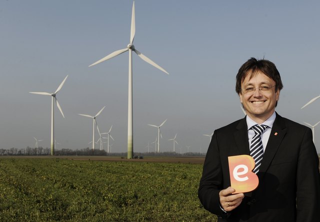 Sichtlich stolz auf den Windkraft-Ausbau: Energie Burgenland-Vorstandssprecher Michael Gerbavsits | Foto: steve haider
