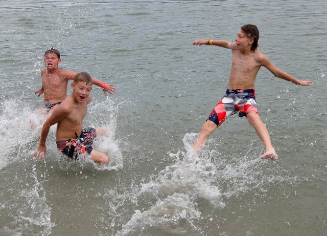 Nix wie ab ins Wasser!