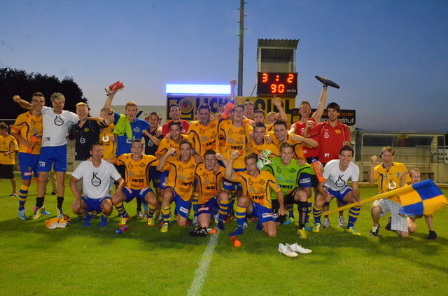 Der SV Licht Loidl Lafnitz stellt mit seinem Erfolg den Profifußball in Österreich in Frage. | Foto: KK