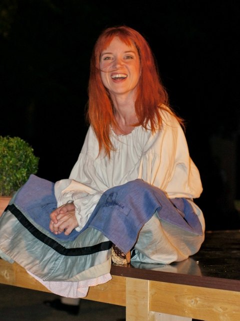 Caroline Vasicek in der Rolle der rothaarigen Gänsehüterin Salome Pockerl. | Foto: Privat