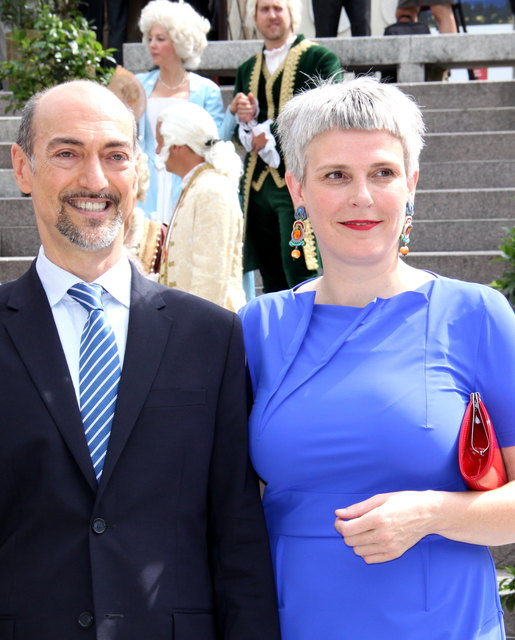 Alesssandro De Marchi und GF Christa Redik | Foto: Ilic