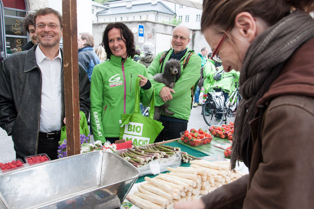 Grünen-Chefin Eva Glawischnig appelliert: "Wir brauchen Bio-Konjunktur!" | Foto: Grünen