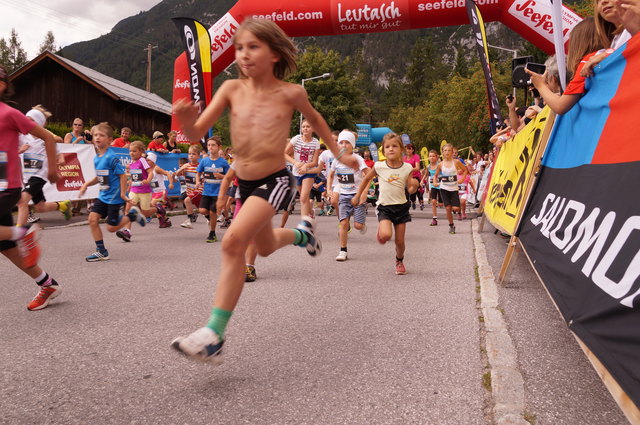 Mit vollem Eifer bei der Sache: Lauf-Nachwuchs zeigte auf!