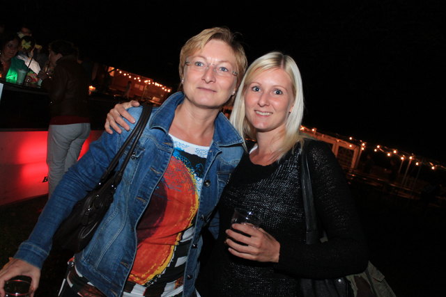 Auch Alexandra Siegl und Doris Bernhard waren in Absdorf unterwegs.