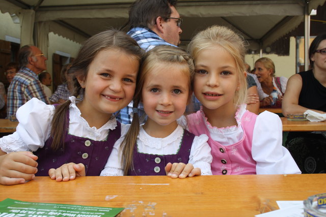 Alexandra, Marlene und Emma hatten jede Menge Spaß. Schließlich gab es ein tolles Rahmenprogramm für Kinder.