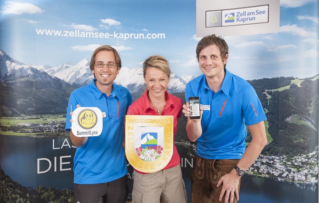 Christian Mairitsch, GF Renate Ecker und Marco Pointner (alle Zell am See-Kaprun) freuen sich.