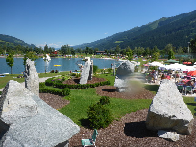 Kletterpark beim Badesee in Uttendorf.