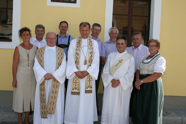 Regina Bauer, Franz Weber, Gregor Bichl, Christian Seper, Kristof Kowalski, Franz Häusler, Johannes Lemp,
Adolf Höbarth, Franz Mold, Ernestine Göschl (v.l.). | Foto: privat