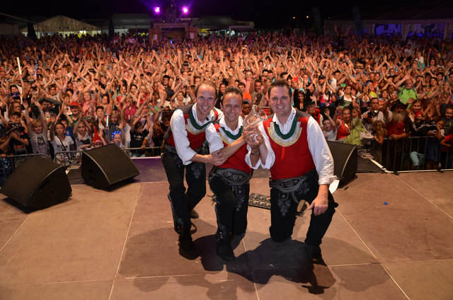 Markuks, Michael und Daniel laden zum großen Open Air in Stass im Zillertal ein - beste Stimmung ist garantiert.