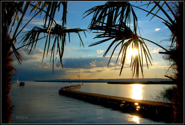 Neusiedlersee .......... ein Sonnenuntergang wie in der Karibik