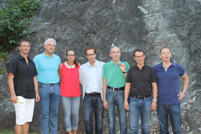 Mag (FH) Thomas Köhle, Mag. Siggi Geiger, Simone Klocker (WK), Dr. Wolfgang Jörg, Herbert Mayer, Christoph Wachter und Heiko Luchetta (v.l.n.r)